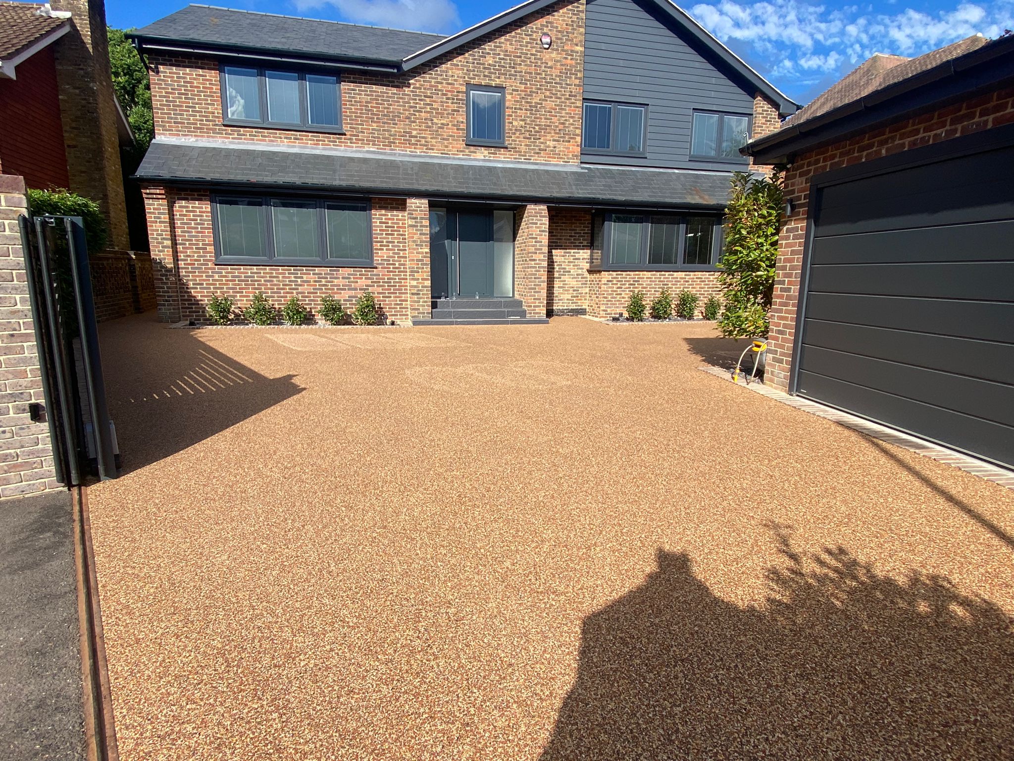 Resin bound driveway